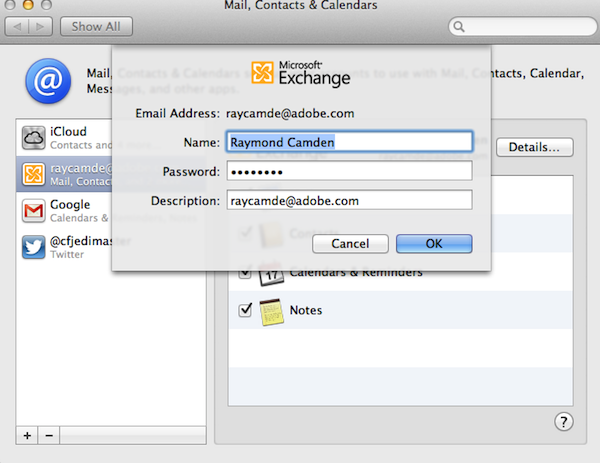 mac outlook keeps asking for password